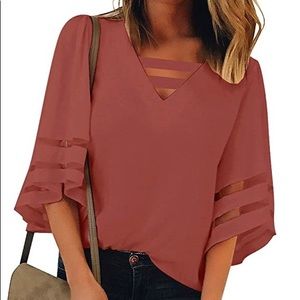 Bell Sleeve Blouse